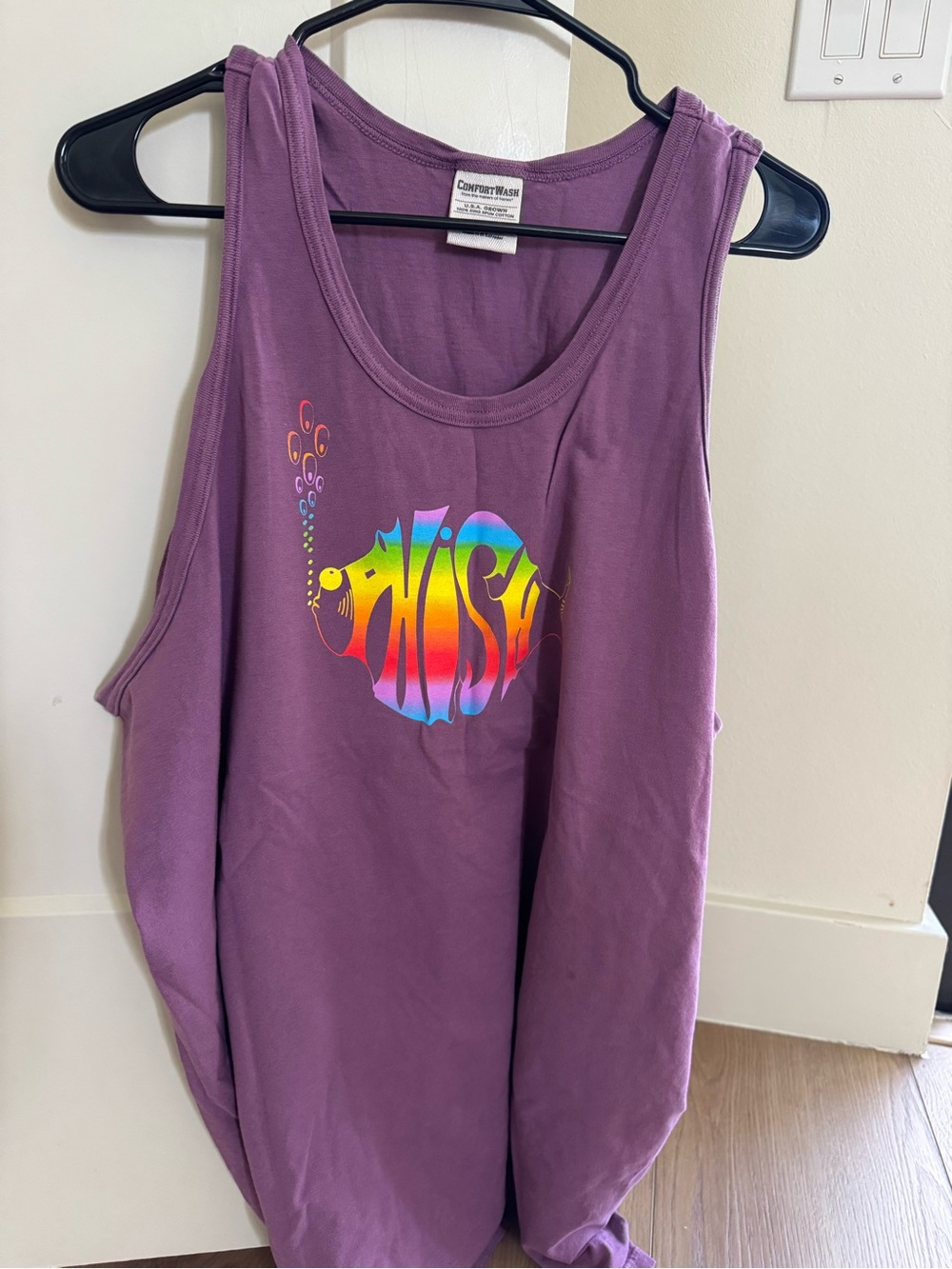 Men's Vintage Phish Purple Graphic Tank Top XXL